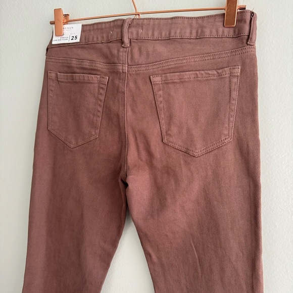 Pacsun Brown Stretch Low Rise Flare Size 25 - Picture 6 of 10